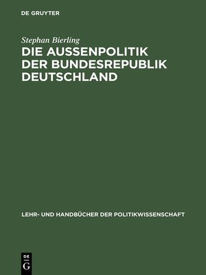 cover image of Die Außenpolitik der Bundesrepublik Deutschland